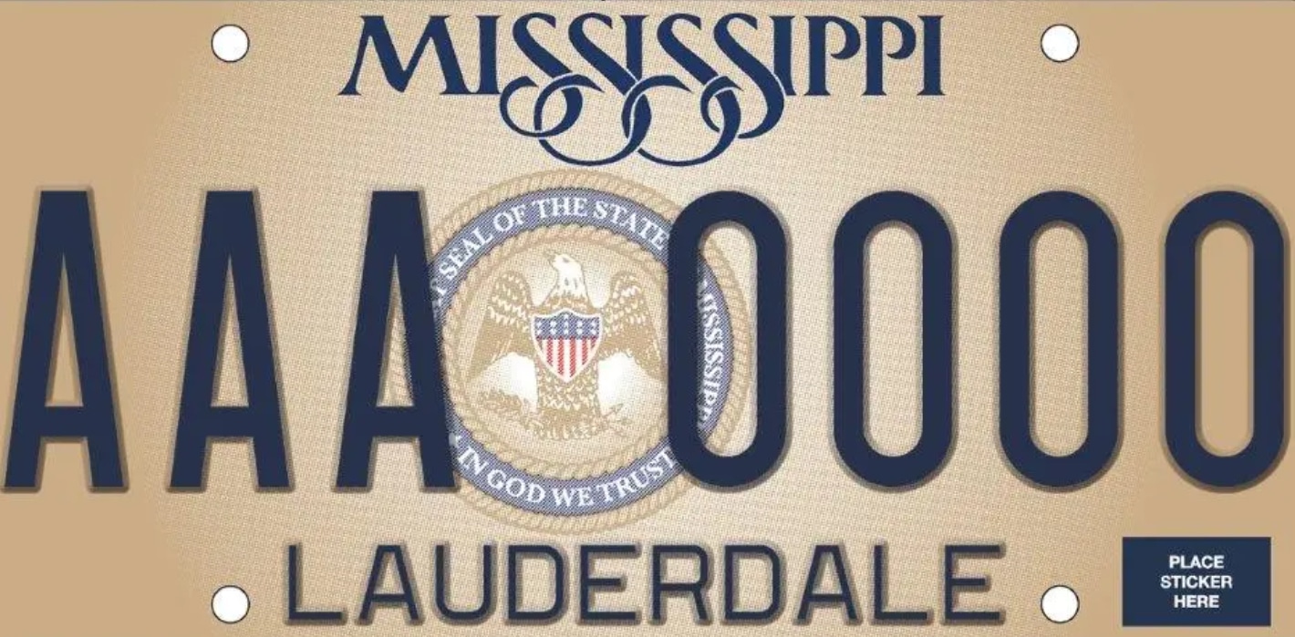 New Standard Mississippi License Plate Unveiled for 2024